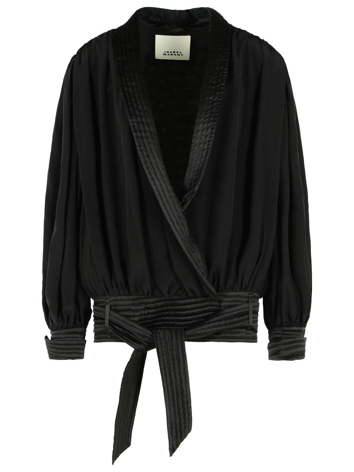 Isabel Marant 'Diljane' Black Silk Cardigan Women ISABEL MARANT