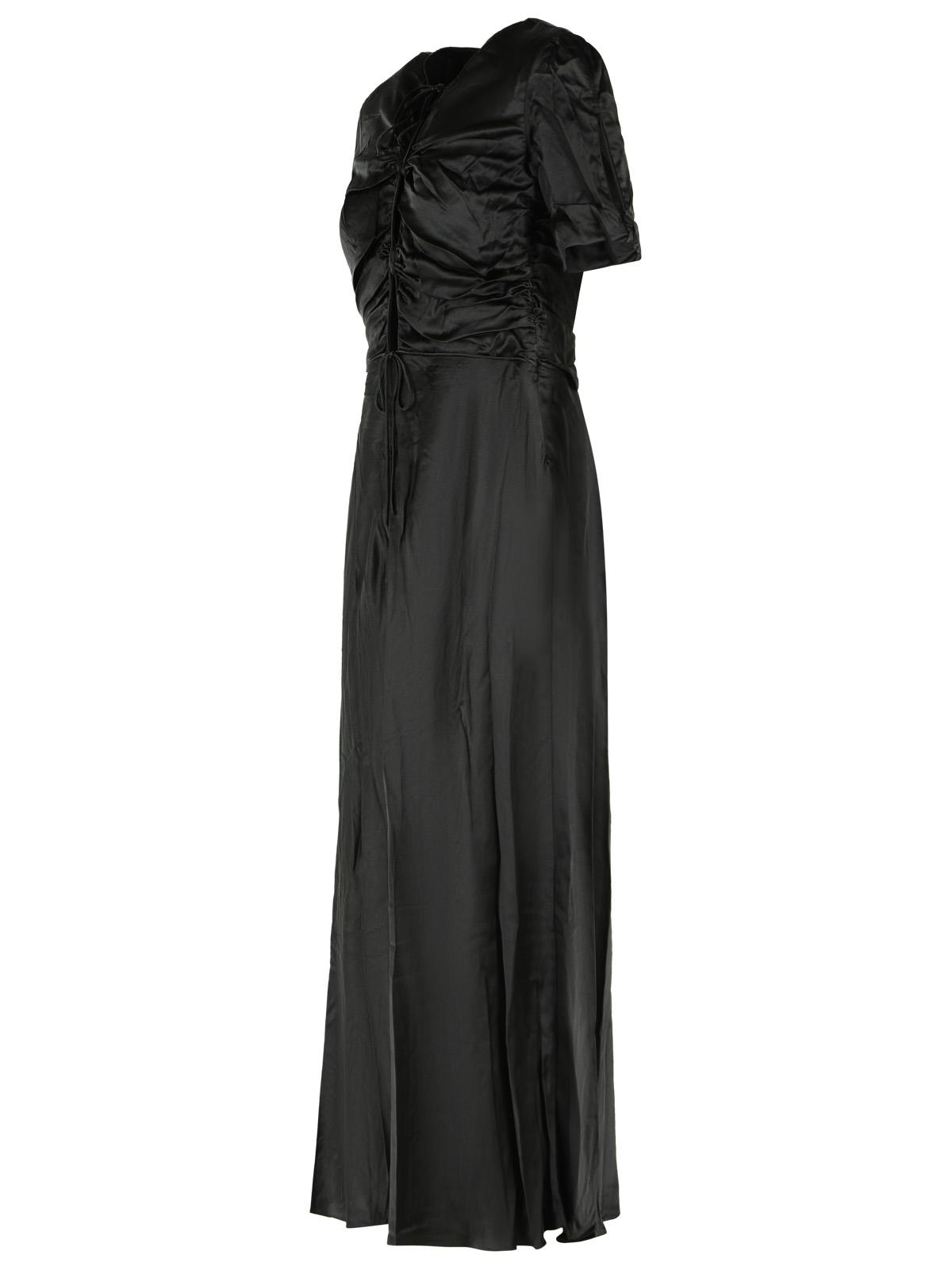 Isabel Marant 'Louane' Black Silk Maxi Dress Women ISABEL MARANT