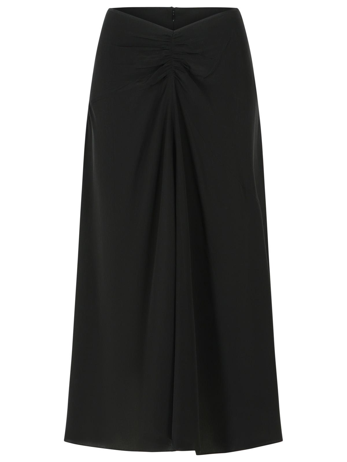 Isabel Marant 'Laren' Black Silk Skirt Women ISABEL MARANT