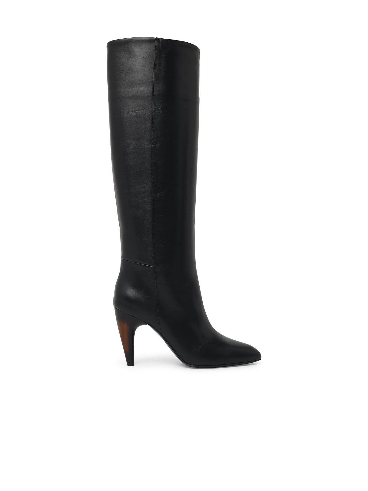 Isabel Marant 'Jany' Black Leather Boots Women ISABEL MARANT