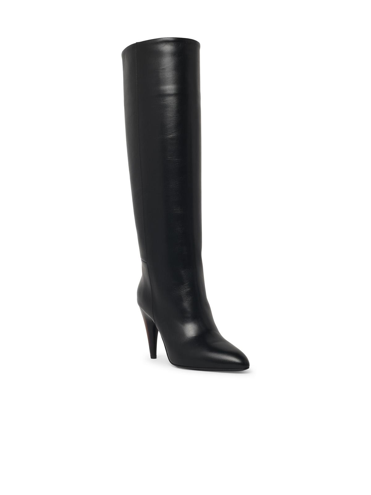 Isabel Marant 'Jany' Black Leather Boots Women ISABEL MARANT