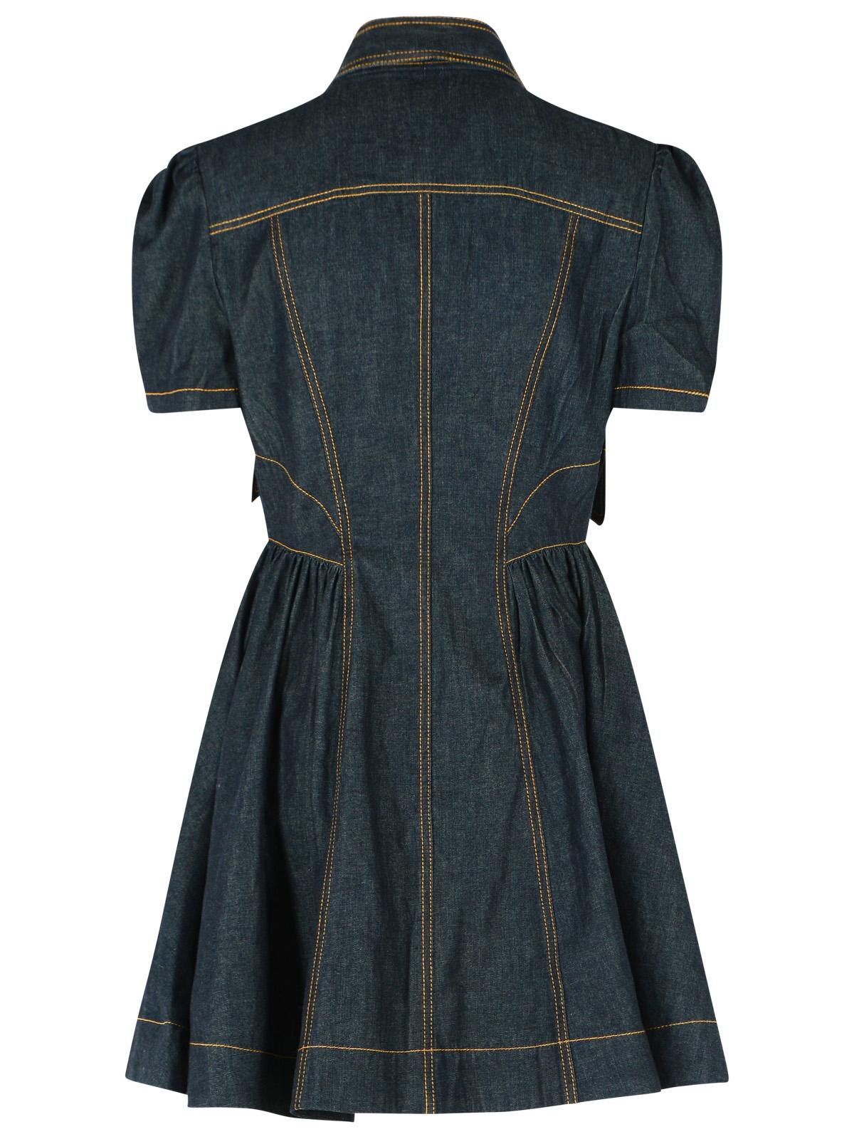 Zimmermann 'Corset' Navy Denim Dress Women ZIMMERMANN