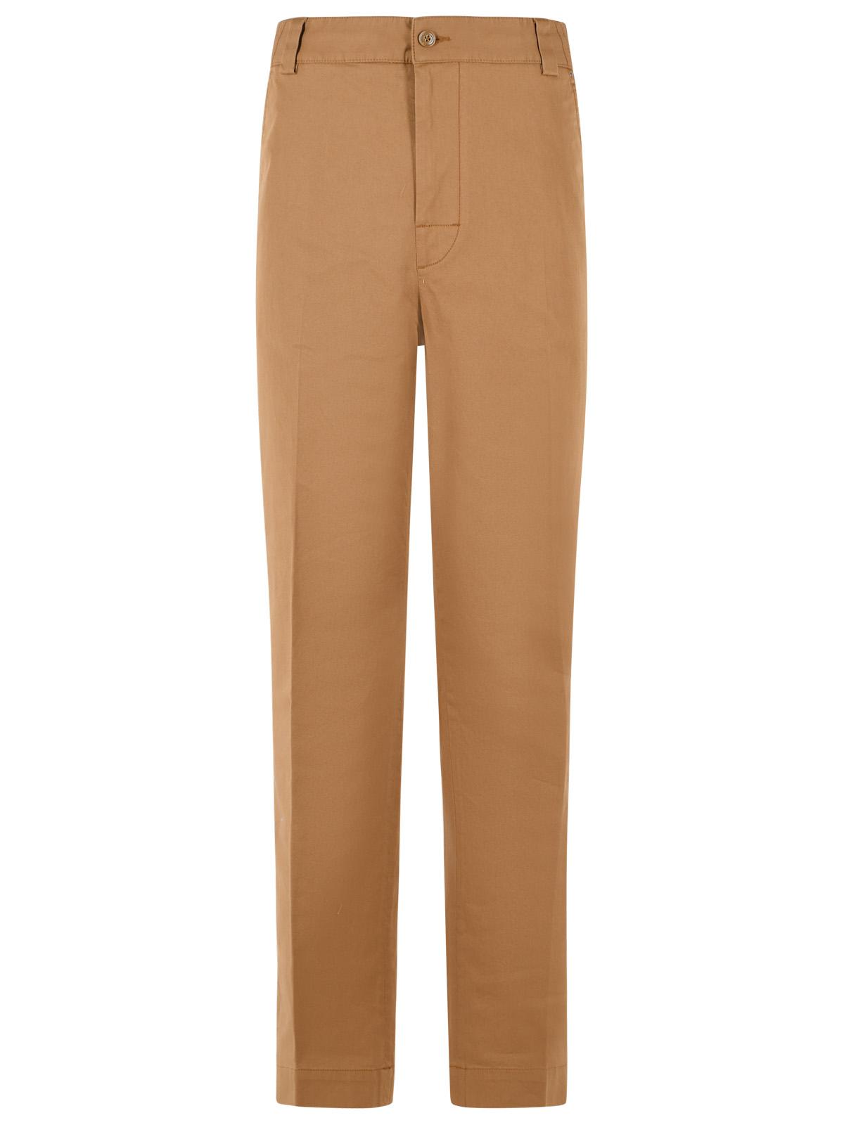 Moncler Brown Stretch Cotton Pants Men MONCLER