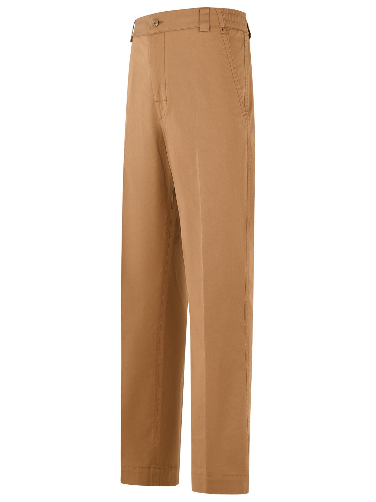 Moncler Brown Stretch Cotton Pants Men MONCLER