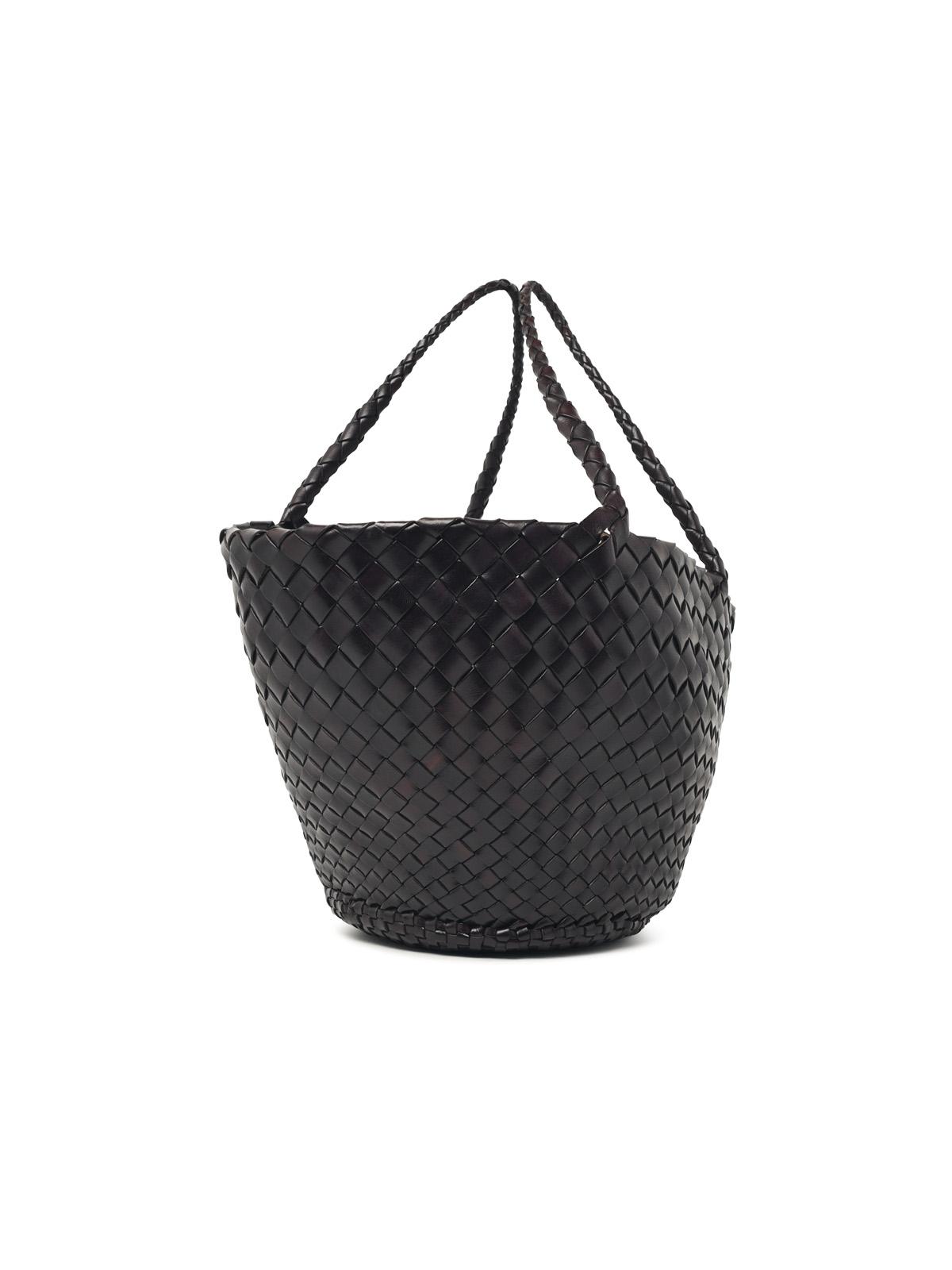 Dragon Diffusion 'Egola' Dark Brown Leather Bag Women DRAGON DIFFUSION