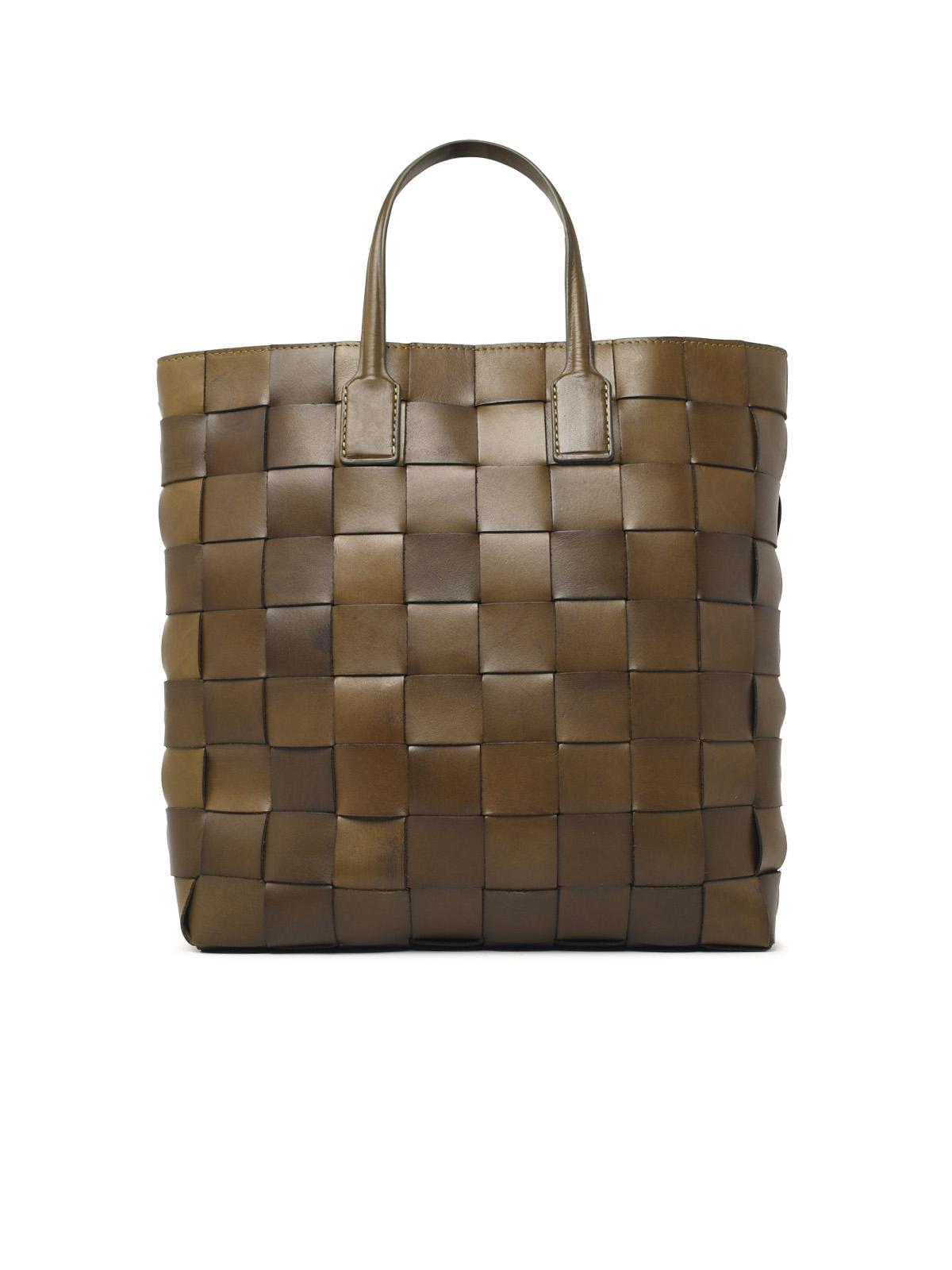 Dragon Diffusion 'Pino' Khaki Leather Bag Women DRAGON DIFFUSION