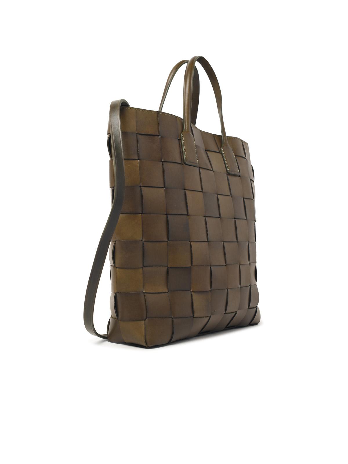 Dragon Diffusion 'Pino' Khaki Leather Bag Women DRAGON DIFFUSION