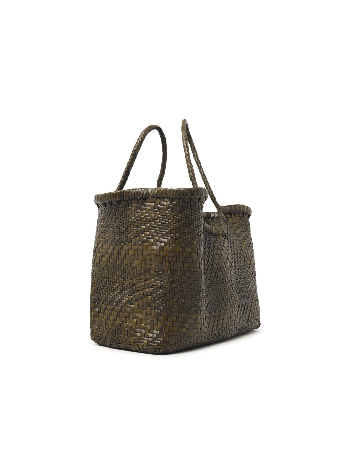 Dragon Diffusion 'Nantucket Optical' Khaki Leather Bag Women DRAGON DIFFUSION