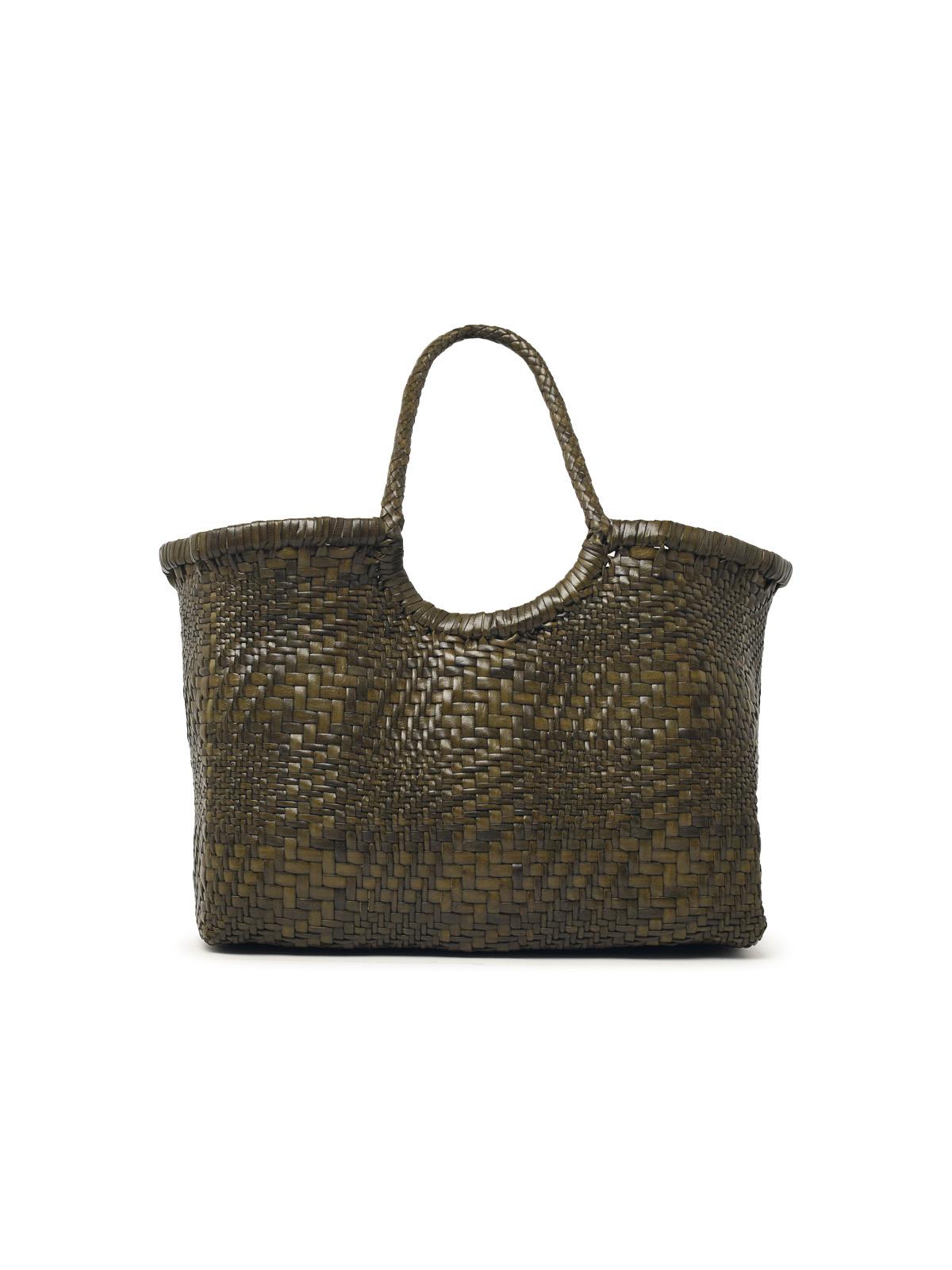 Dragon Diffusion 'Nantucket Optical' Khaki Leather Bag Women DRAGON DIFFUSION