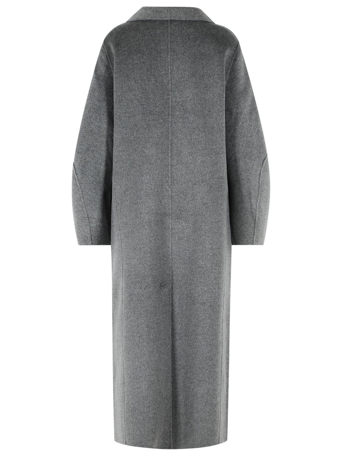 Lisa Yang 'Shawl' Grey Wool And Cashmere Coat Women LISA YANG