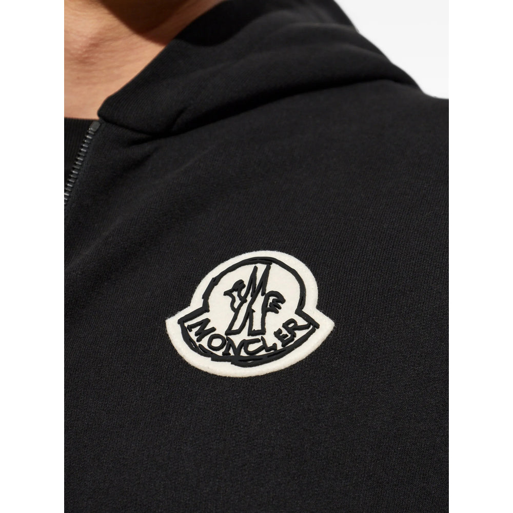 Moncler Black Sweaters & Knitwear - Hoodies Men MONCLER
