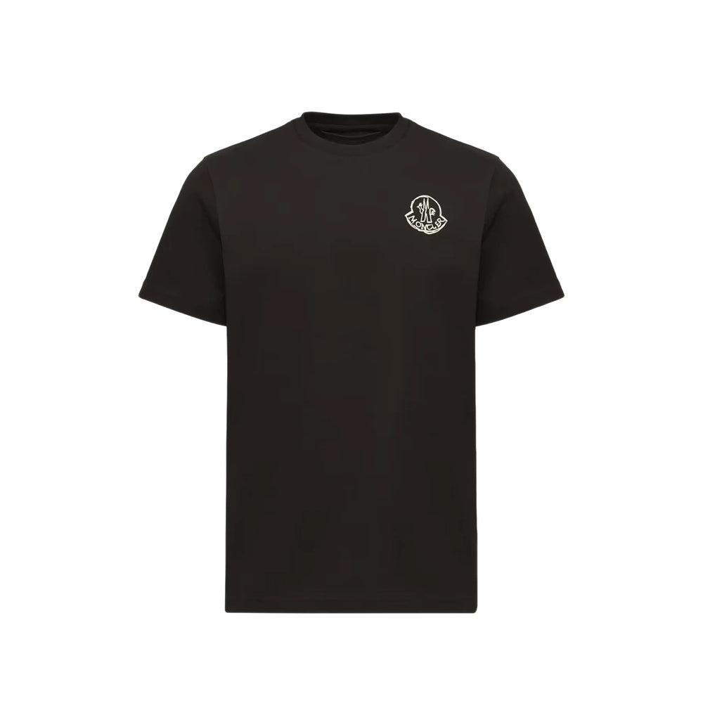 Moncler Black Polo Shirts - T-Shirts Men MONCLER