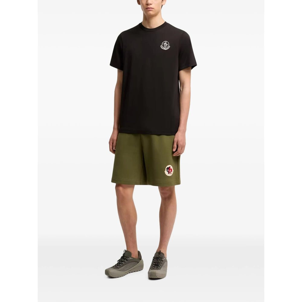 Moncler Black Polo Shirts - T-Shirts Men MONCLER