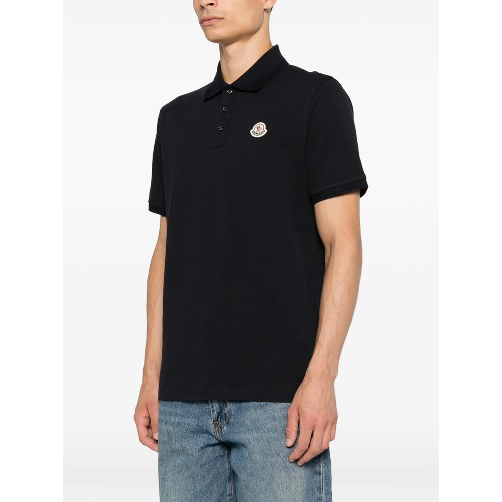 Moncler Blue Polo Shirts Men MONCLER