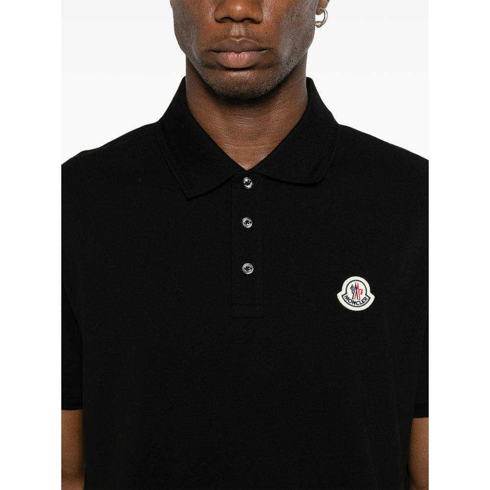 Moncler Black Polo Shirts Men MONCLER