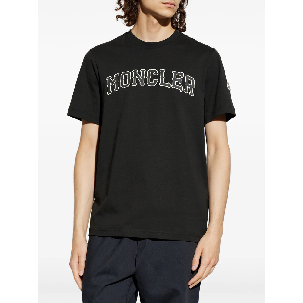 Moncler Black T-Shirts & Vests - T-Shirts Men MONCLER
