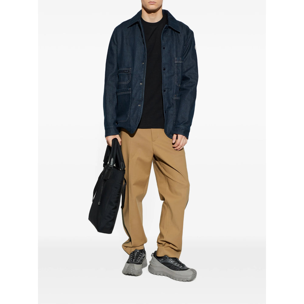 Moncler Black T-Shirts & Vests - T-Shirts Men MONCLER