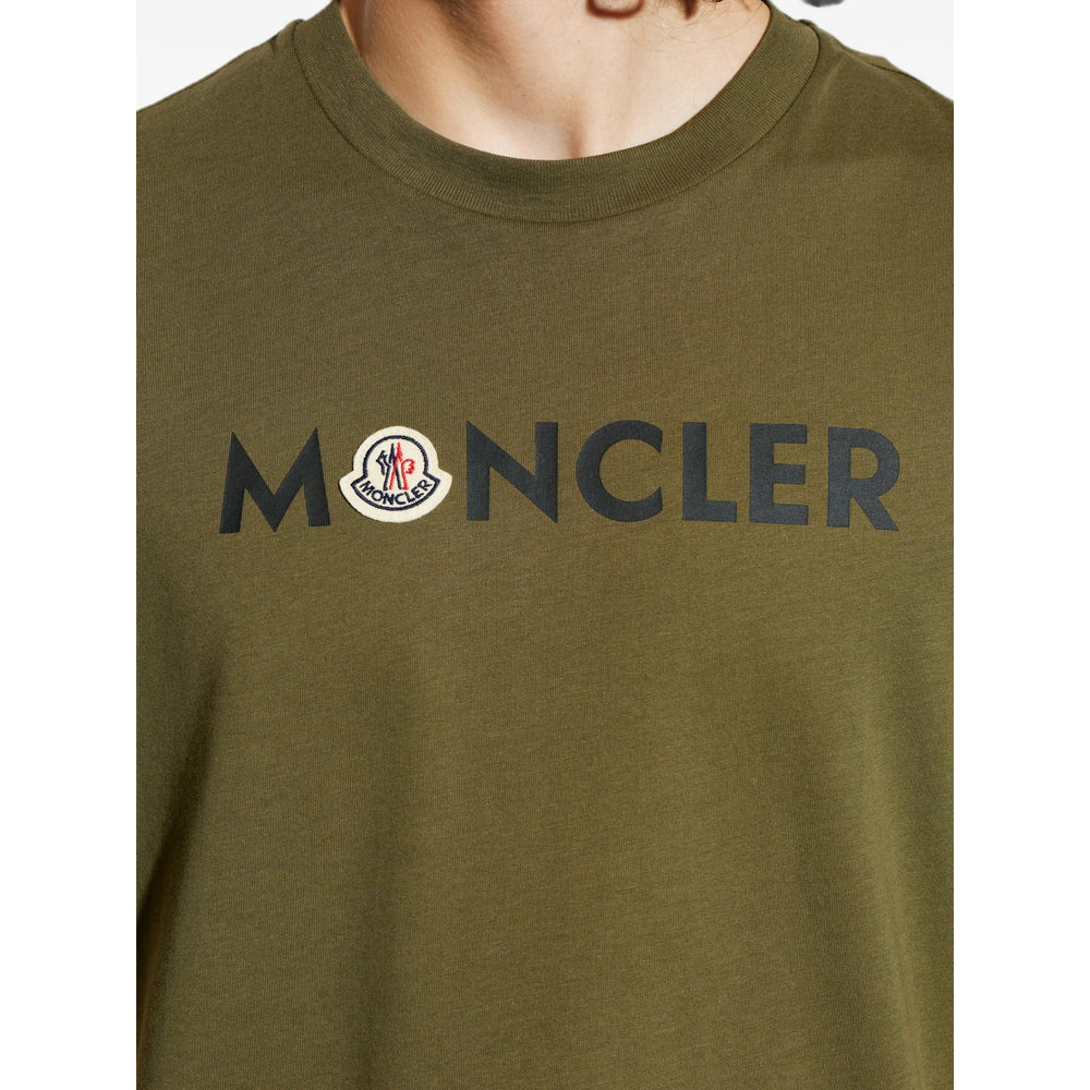 Moncler Green T-Shirts & Vests - T-Shirts Men MONCLER