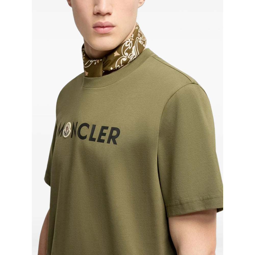 Moncler Green T-Shirts & Vests - T-Shirts Men MONCLER
