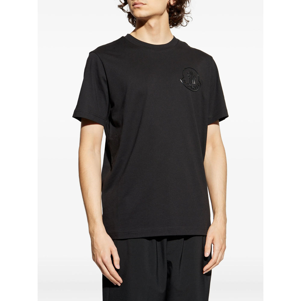 Moncler Black T-Shirts & Vests - T-Shirts Men MONCLER