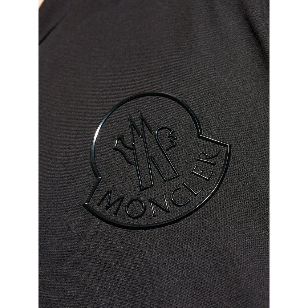 Moncler Black T-Shirts & Vests - T-Shirts Men MONCLER