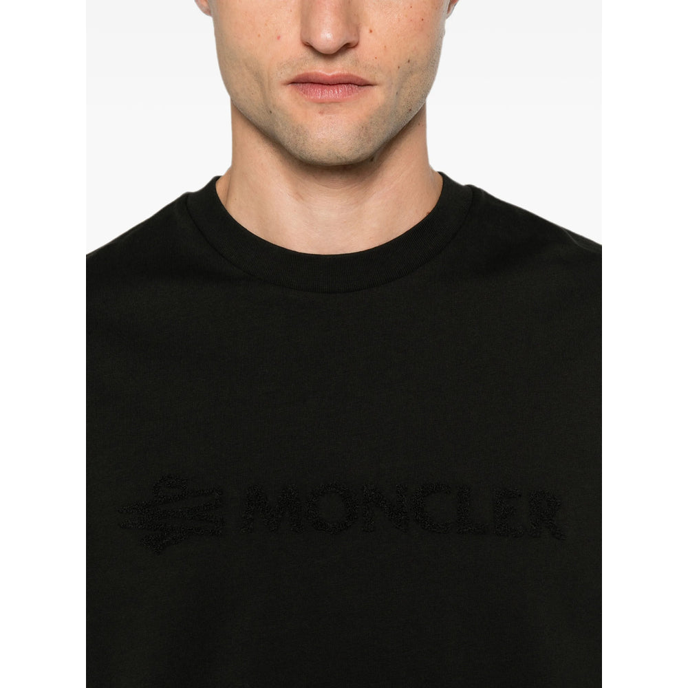 Moncler Black T-Shirts & Vests - T-Shirts Men MONCLER