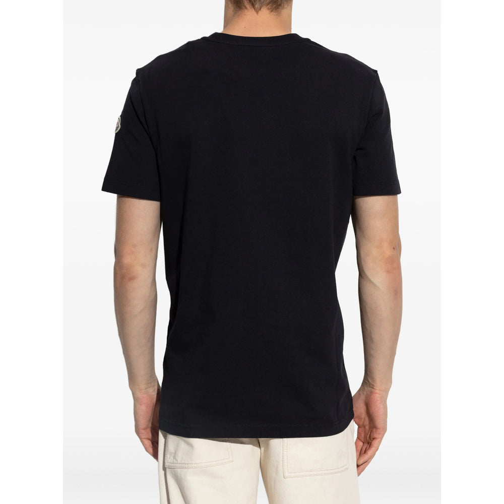 Moncler Blue T-Shirts & Vests - T-Shirts Men MONCLER