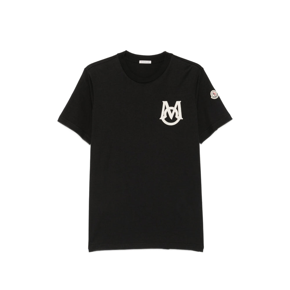 Moncler Black T-Shirts & Vests - T-Shirts Men MONCLER