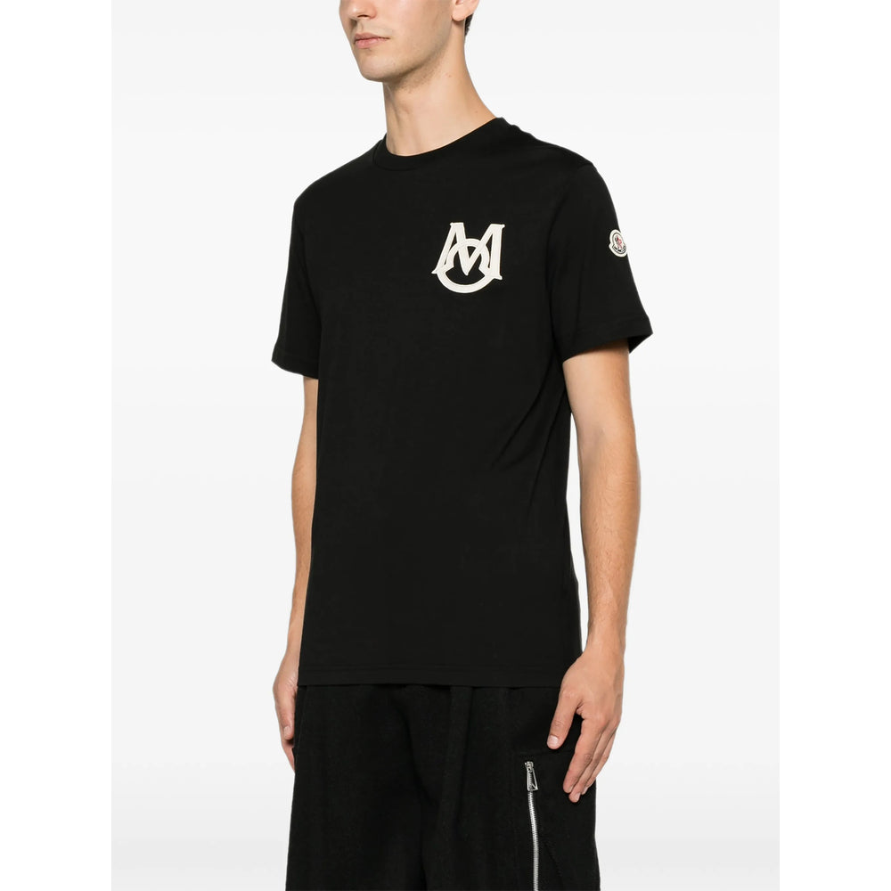 Moncler Black T-Shirts & Vests - T-Shirts Men MONCLER