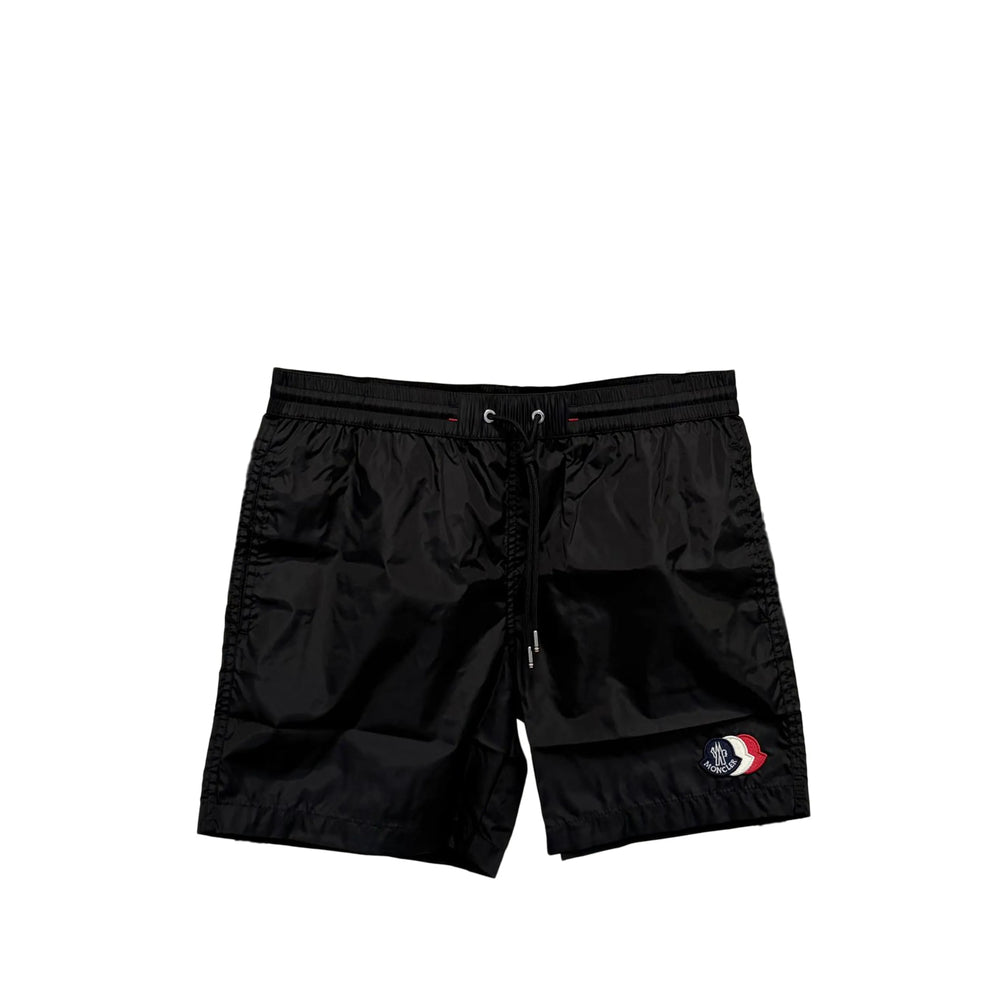 Moncler Black Beachwear - Swim Shorts Men MONCLER
