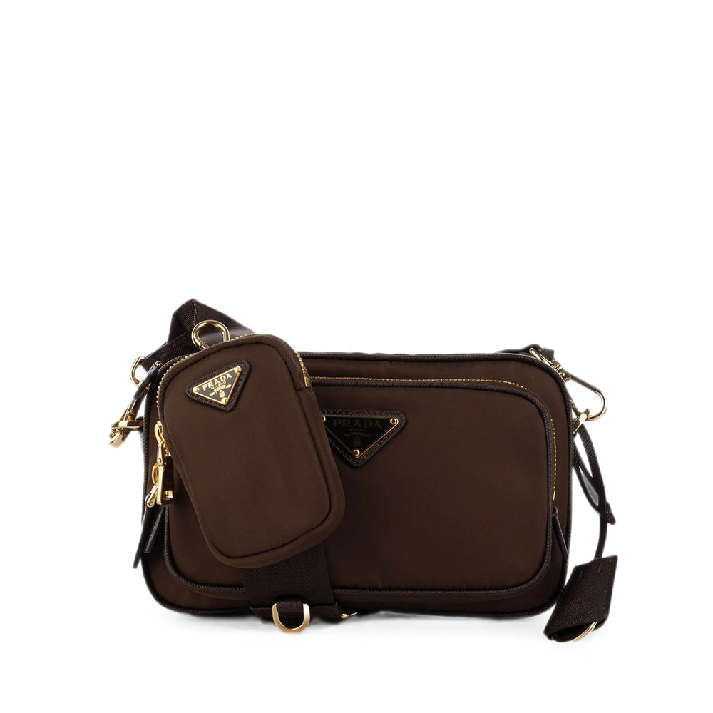 Prada Brown Shoulder Bags Women PRADA
