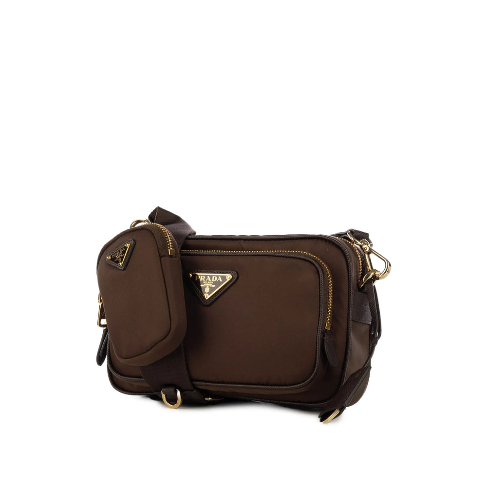 Prada Brown Shoulder Bags Women PRADA