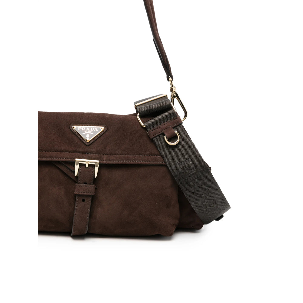 Prada Brown Shoulder Bags Women PRADA