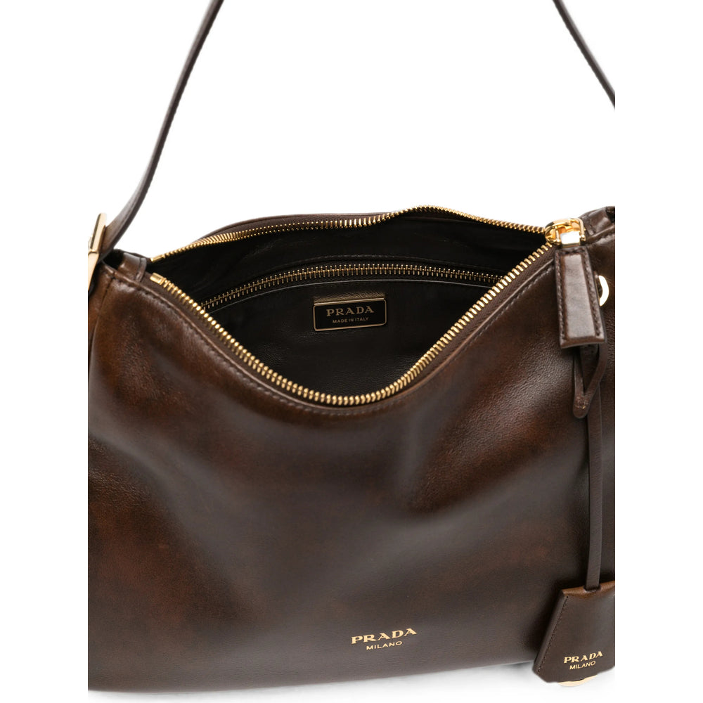 Prada Brown Shoulder Bags Women PRADA