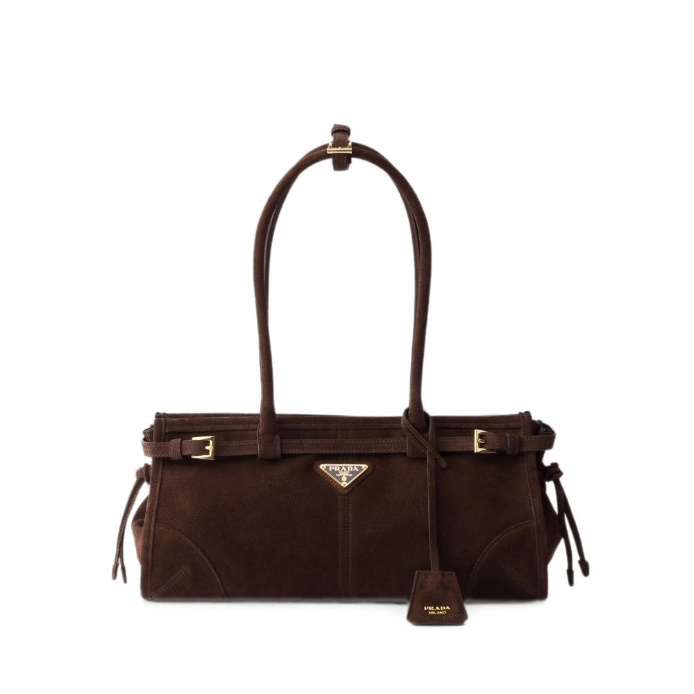 Prada Brown Shoulder Bags Women PRADA