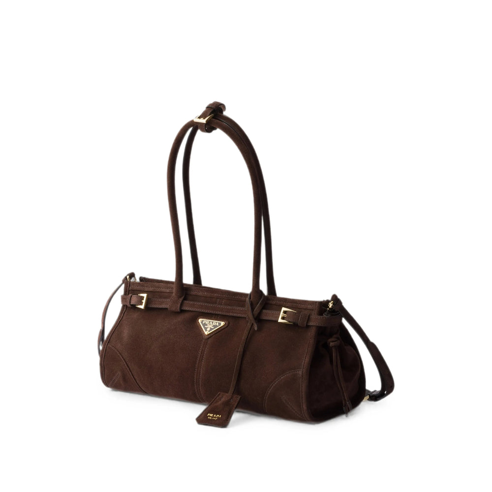 Prada Brown Shoulder Bags Women PRADA