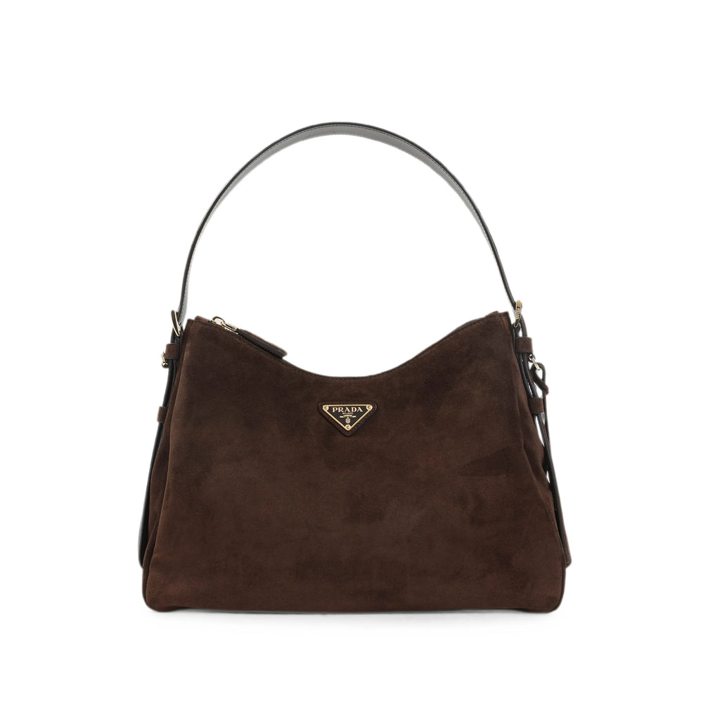 Prada Brown Shoulder Bags Women PRADA
