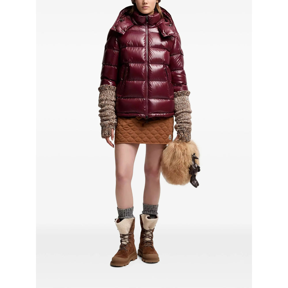 Moncler Red Jackets - Puffer Jackets Women MONCLER