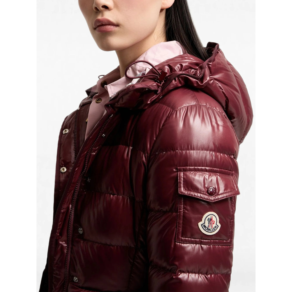 Moncler Red Jackets - Puffer Jackets Women MONCLER