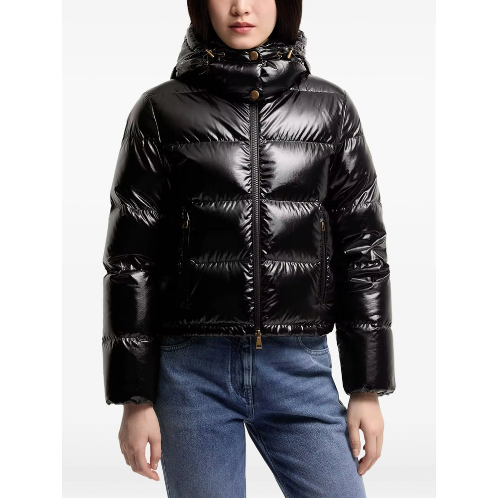 Moncler Black Jackets - Puffer Jackets Women MONCLER