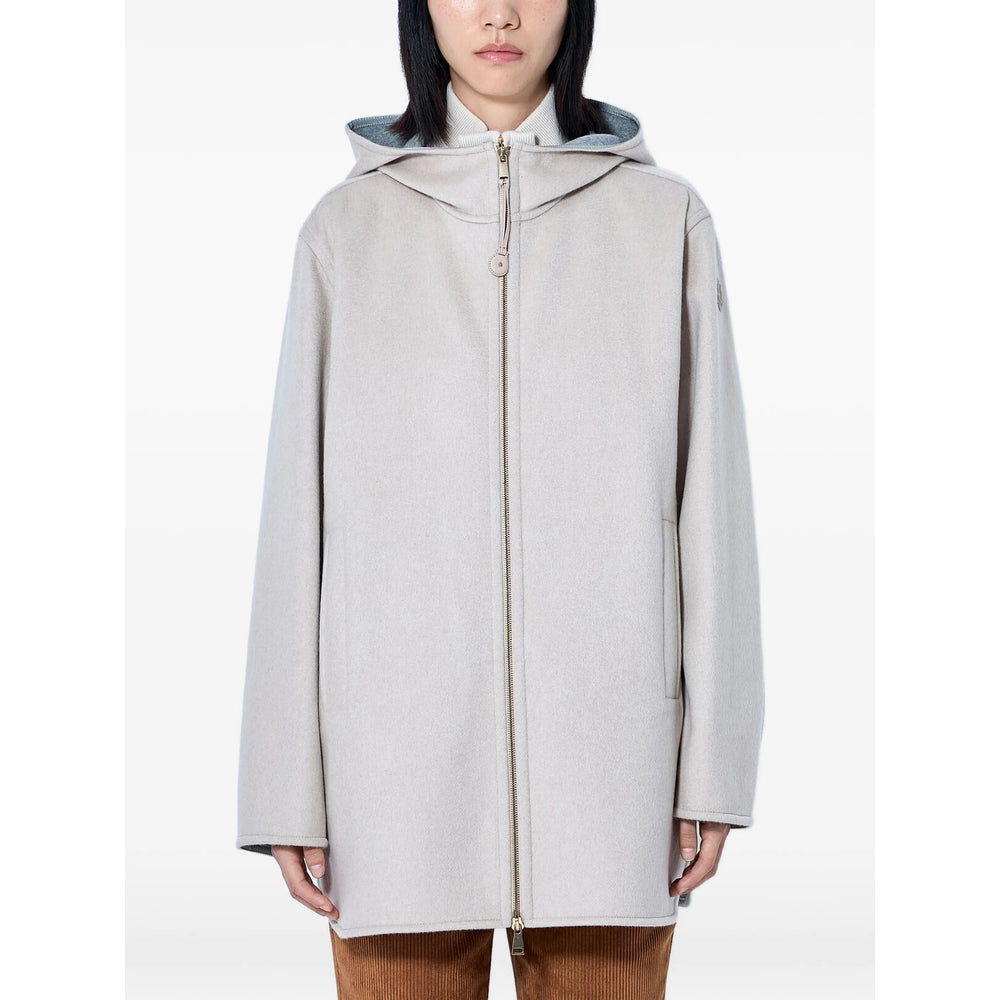 Moncler Neutrals Jackets - Oversized Jackets Women MONCLER