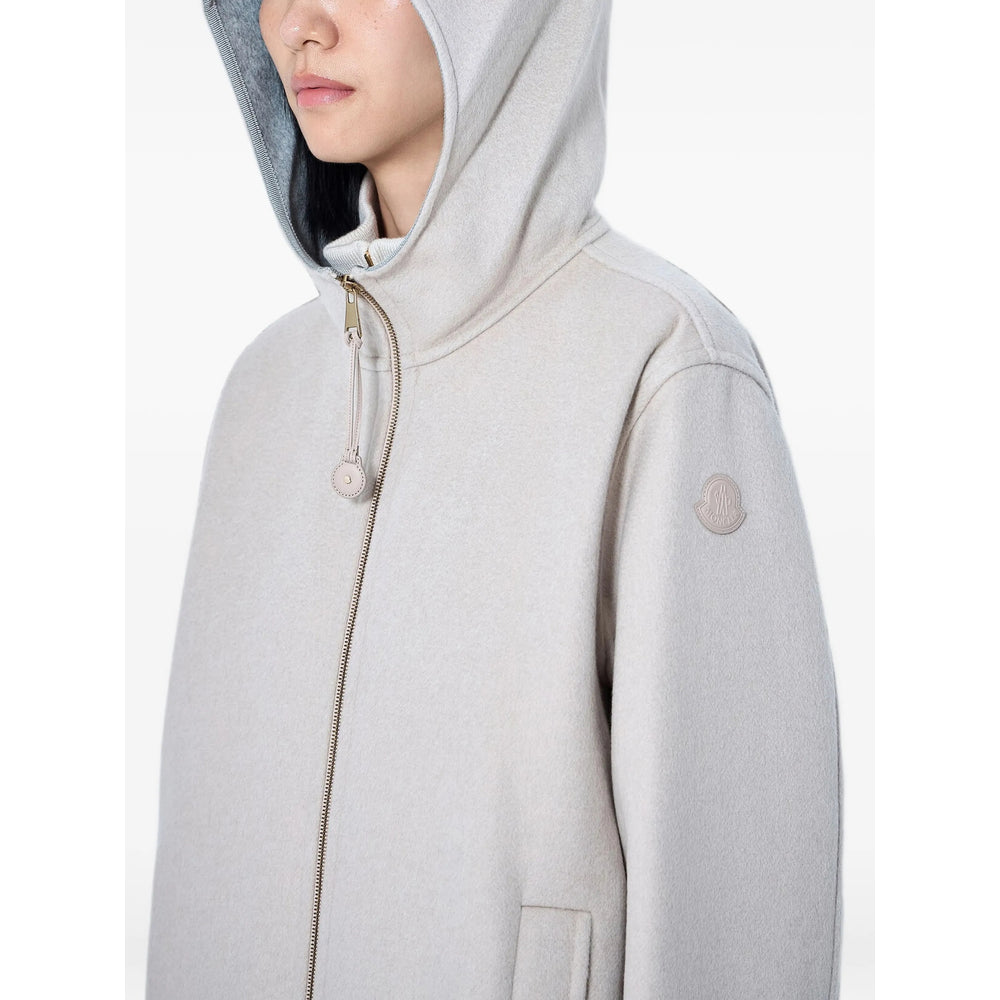 Moncler Neutrals Jackets - Oversized Jackets Women MONCLER