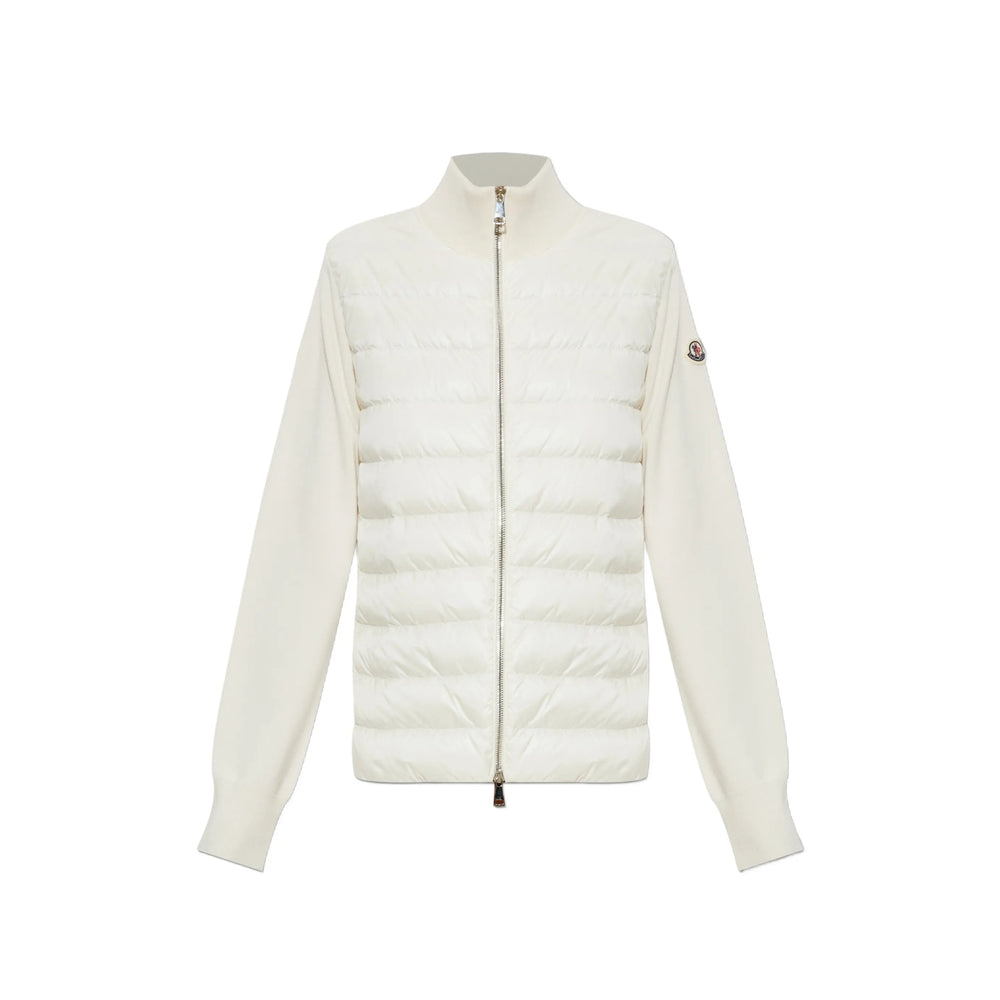 Moncler White Knitwear - Cardigans Women MONCLER