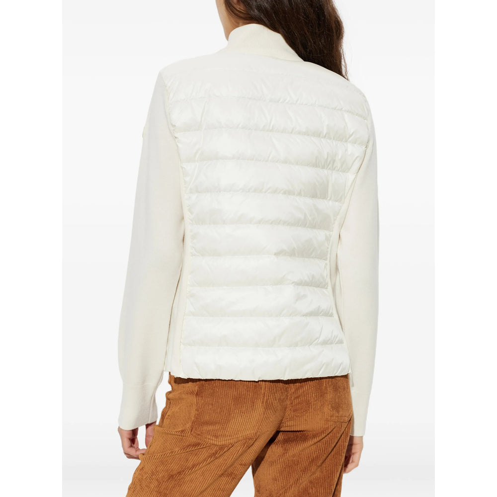 Moncler White Knitwear - Cardigans Women MONCLER