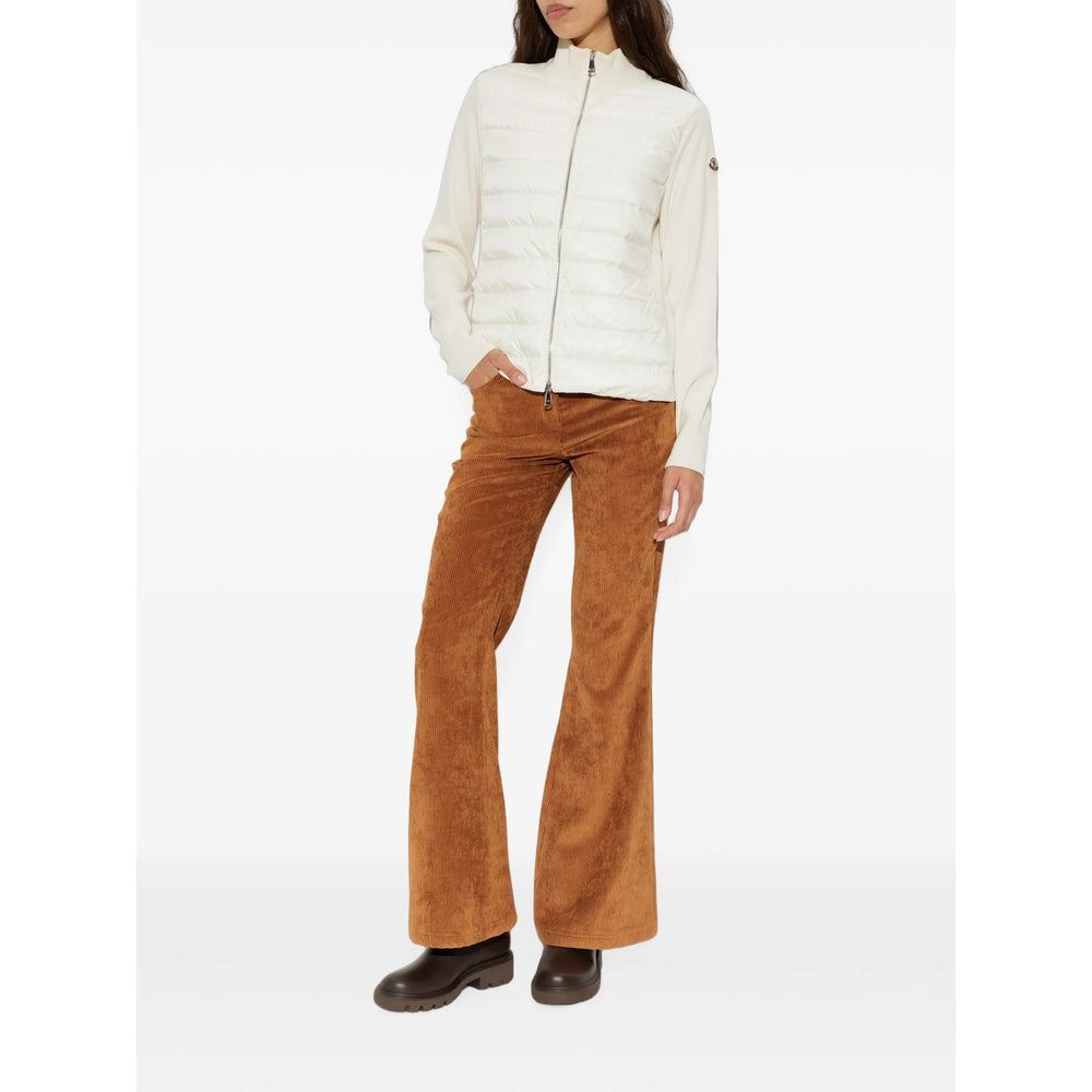 Moncler White Knitwear - Cardigans Women MONCLER