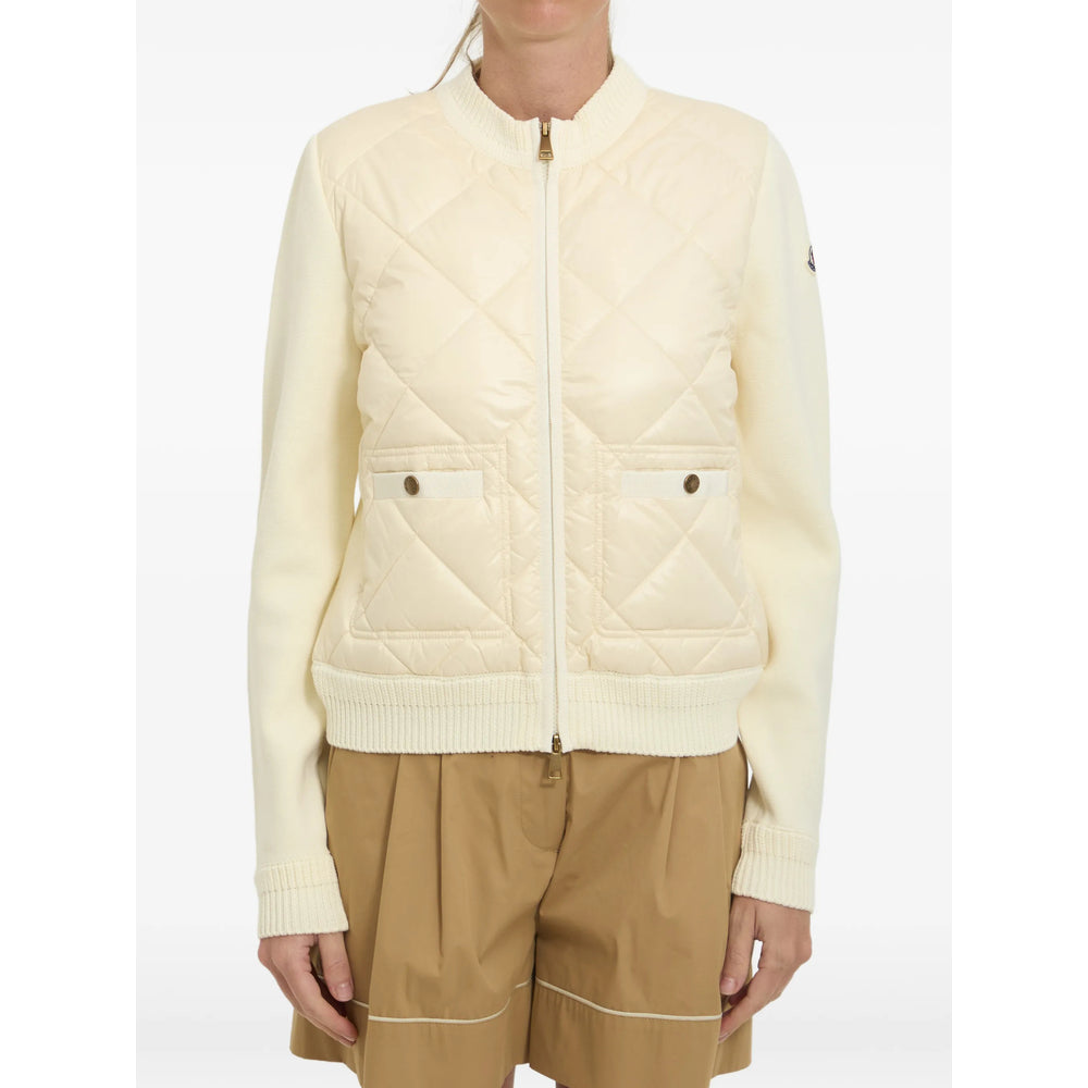 Moncler White Jackets - Bomber Jackets Women MONCLER
