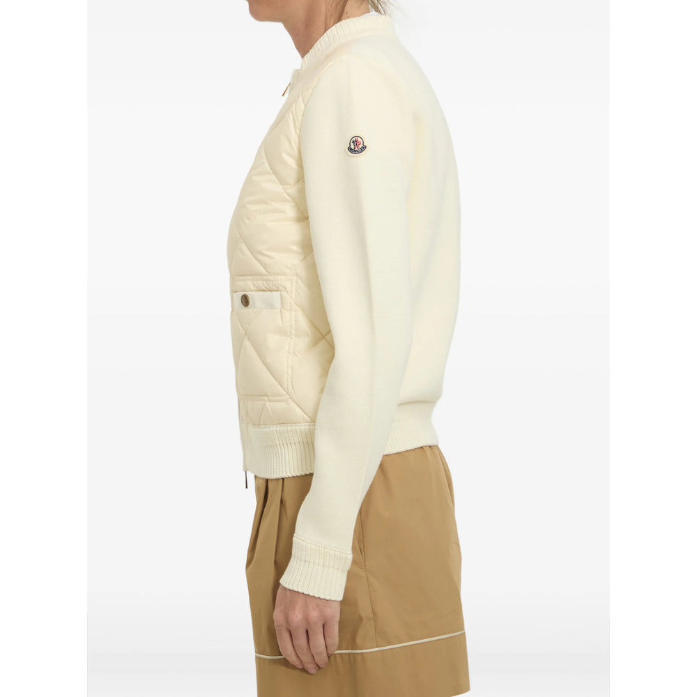 Moncler White Jackets - Bomber Jackets Women MONCLER