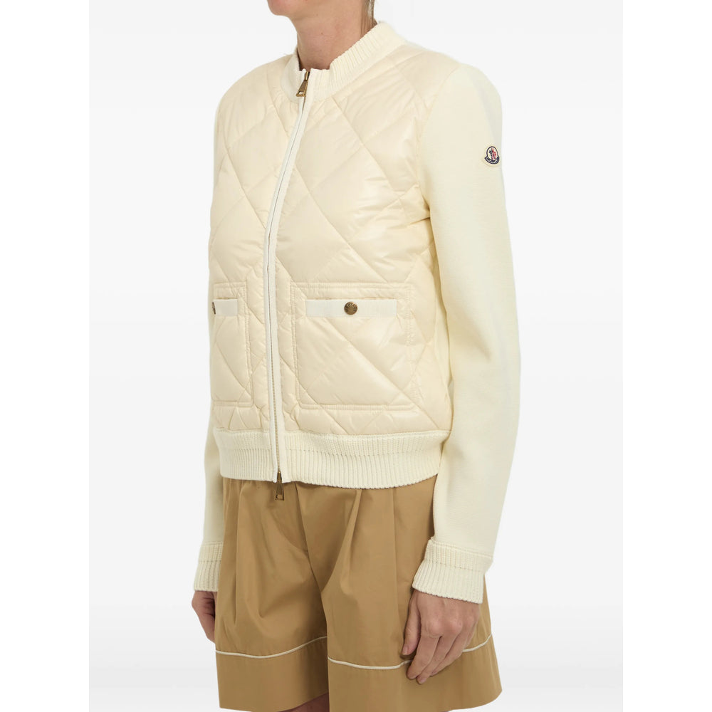 Moncler White Jackets - Bomber Jackets Women MONCLER