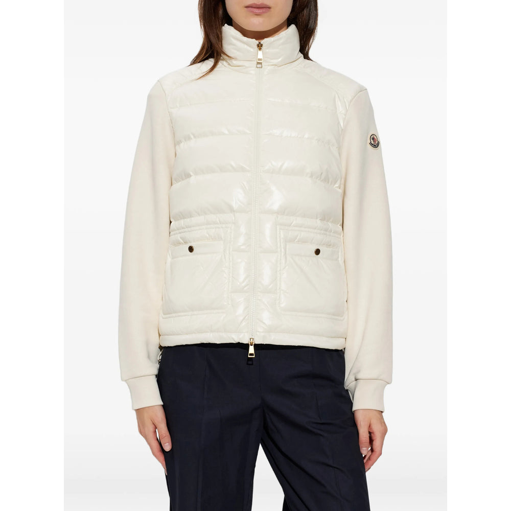Moncler White Jackets - Bomber Jackets Women MONCLER