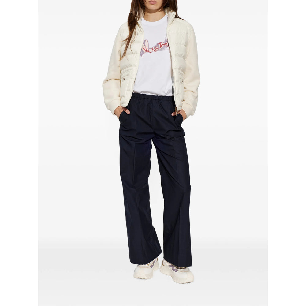 Moncler White Jackets - Bomber Jackets Women MONCLER